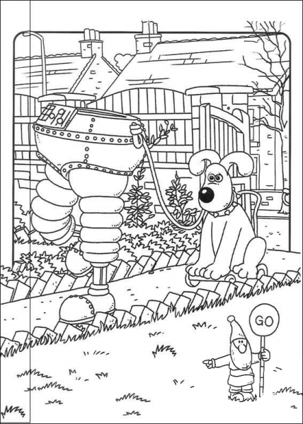 Gromit  coloring page image