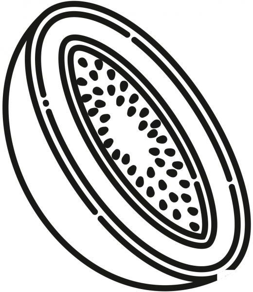 Guava coloring page image