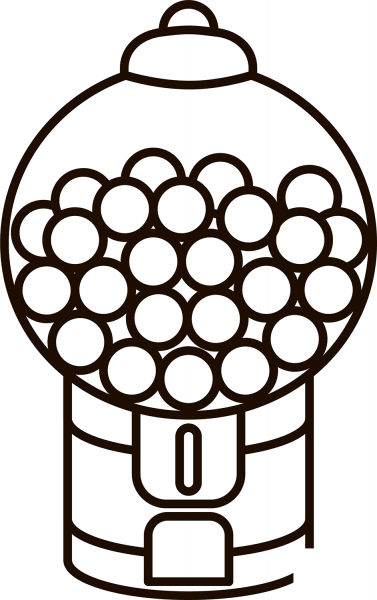 Gumball Machine coloring page image