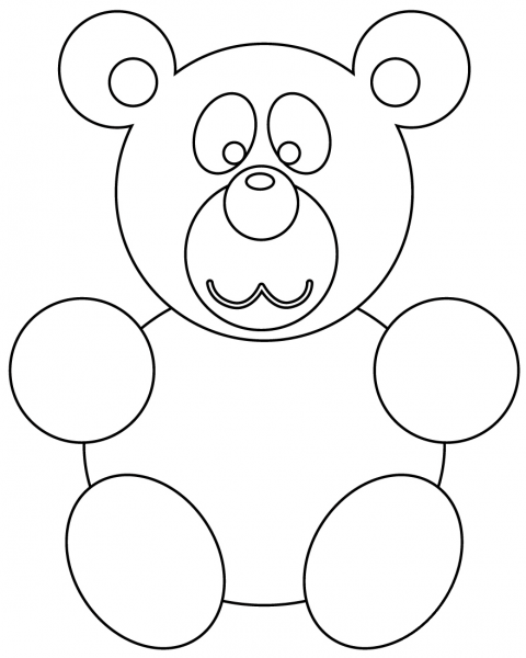 Gummy Bear coloring page image