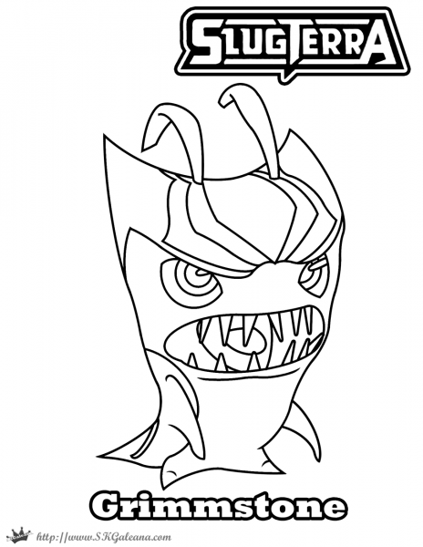 Halloween Grimmstoner coloring page image