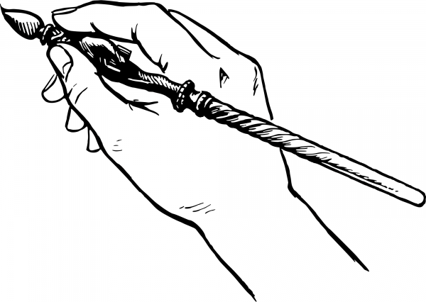 Hand Painting coloring page image