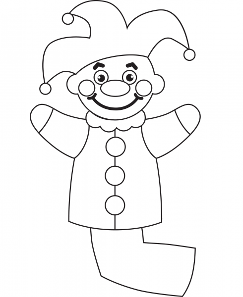 Hand Puppet coloring page image