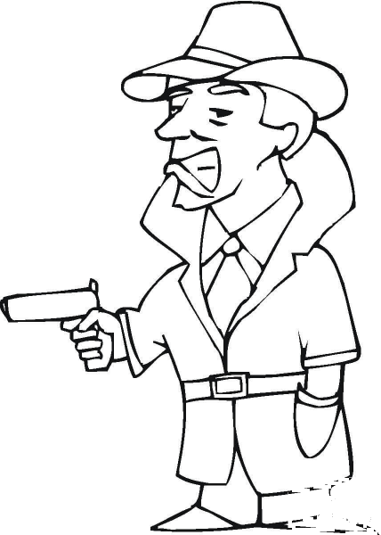 Hands Up  coloring page image