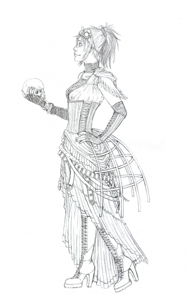 Hange Zoe from Manga Shingeki No Kyojin Attack on Titan coloring page image