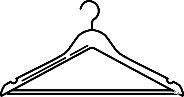 Hanger coloring page image