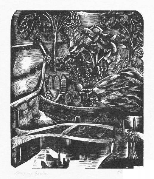 Hanging Garden, 1924 coloring page image