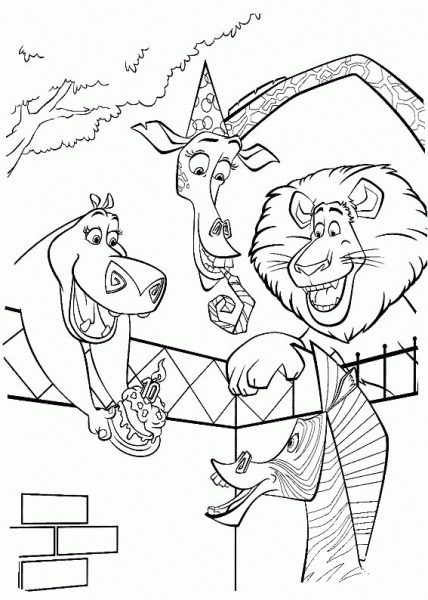 Happy Birthday Marty  coloring page image