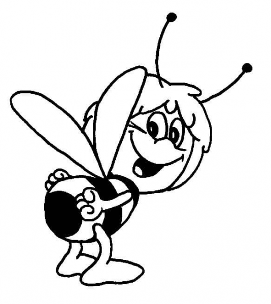 Happy Maya  coloring page image