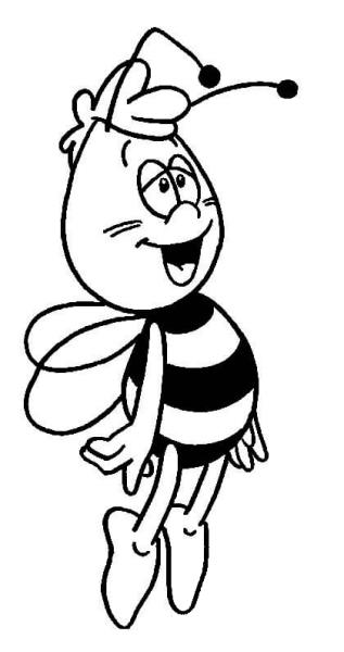 Happy Willy  coloring page image