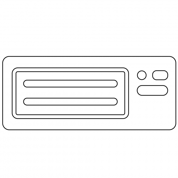Hard Disk Emoji coloring page image