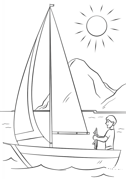 Have a Great Summer! coloring page image