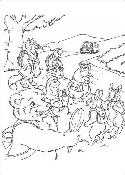Have A Picnic  coloring page image