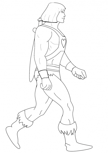 He Man coloring page image
