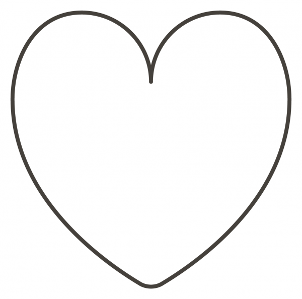 Heart Suit coloring page image
