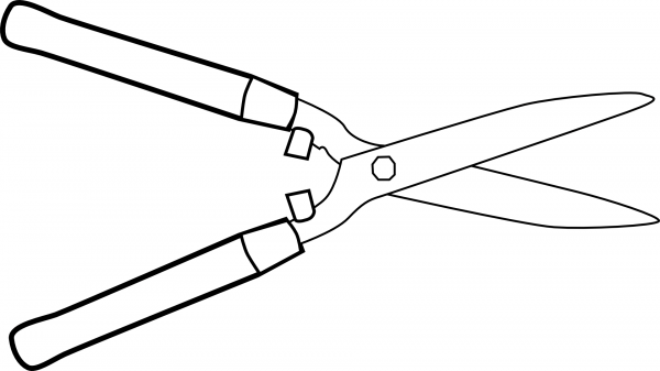 Hedge Cutter coloring page image