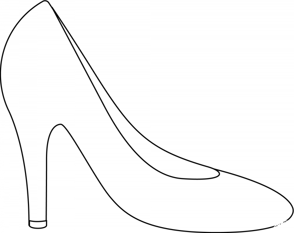 Heels Emoji coloring page image