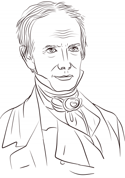 Henry Clay coloring page image