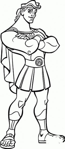 Hercules  coloring page image