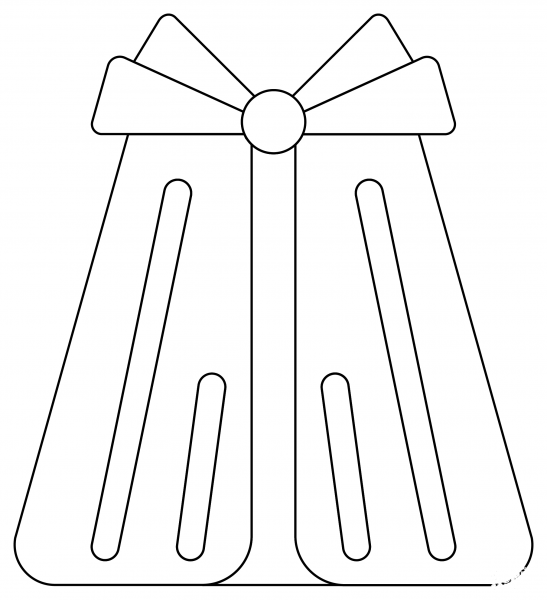 Hero Cape coloring page image