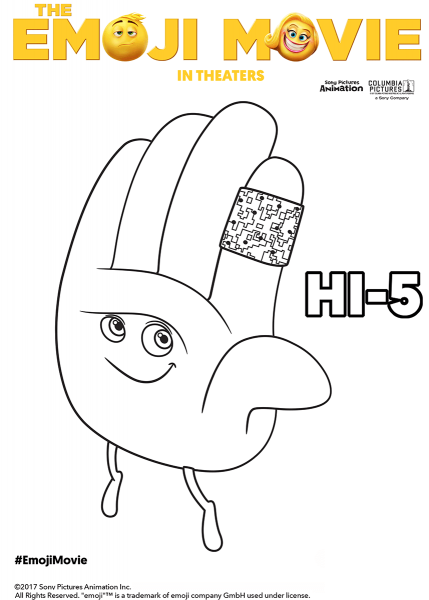 HI-5 coloring page image