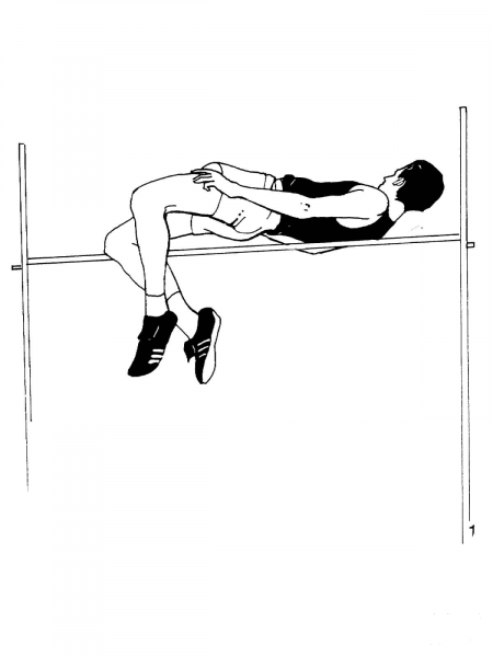 High Jumper coloring page image