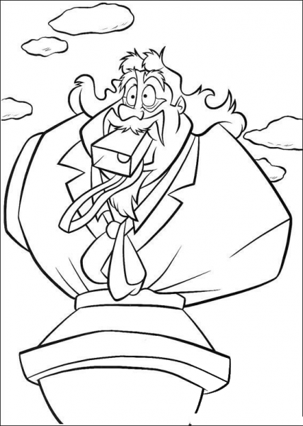 Alameda as a monument coloring page image