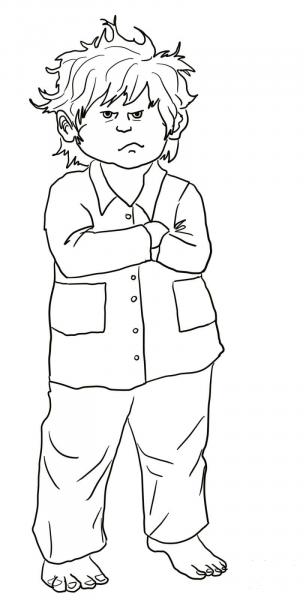 Alexander and the Terrible coloring page image