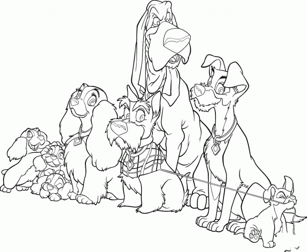 All Together  coloring page image