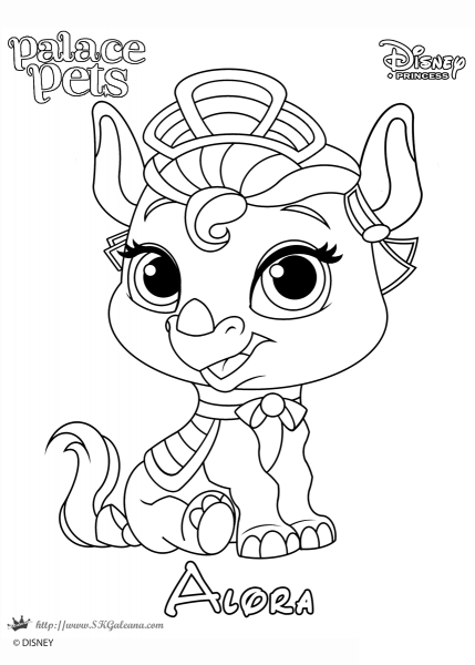 Alora Princess coloring page image