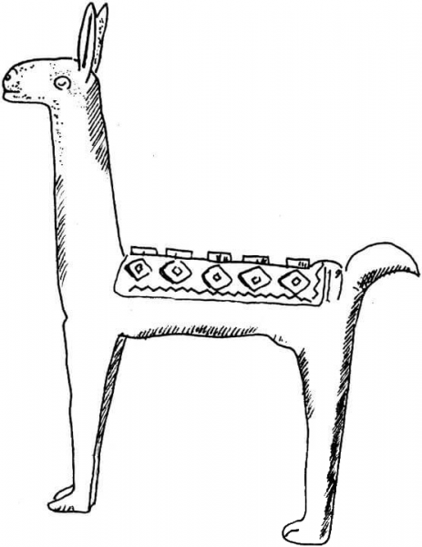 Alpaca Toy  coloring page image