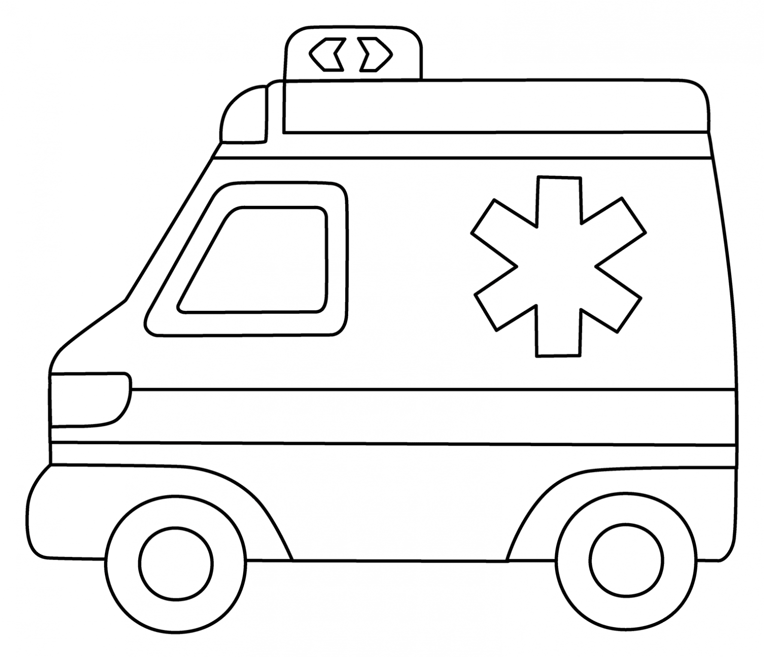 Ambulance Emoji Coloring Page - Colouringpages