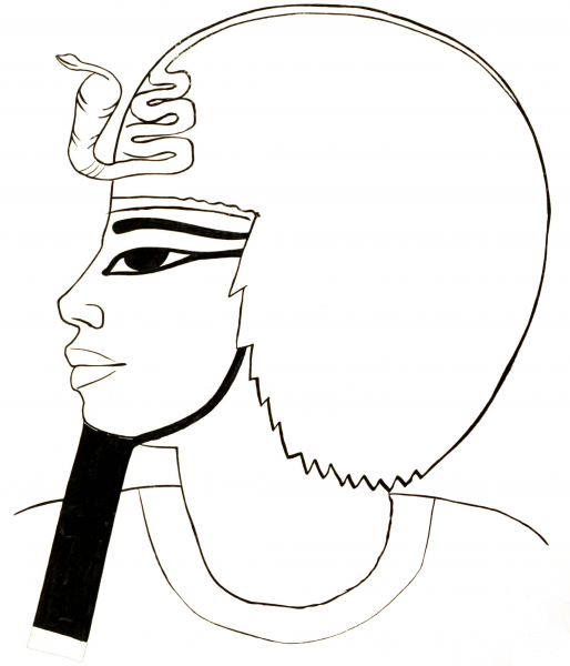 Amenophis III of Ancient Egypt coloring page image