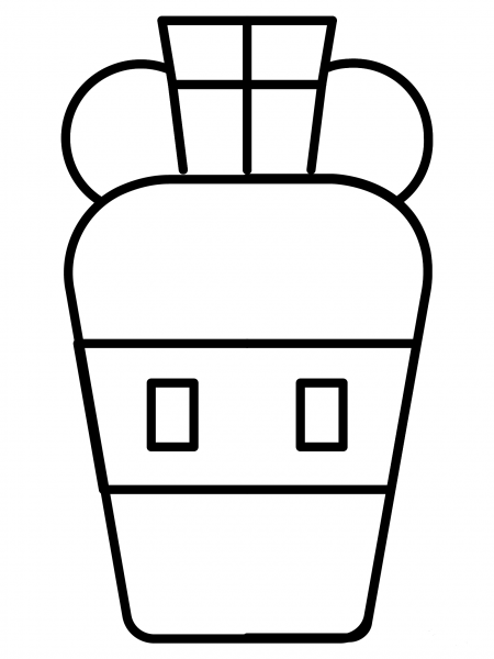 Amphora Emoji coloring page image