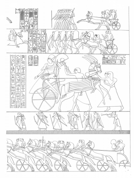 Ancient Egyptian Painting  coloring page image