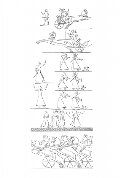 Ancient Egyptian Painting coloring page image