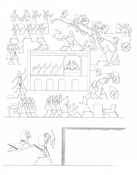 Ancient Egyptian Painting  coloring page image