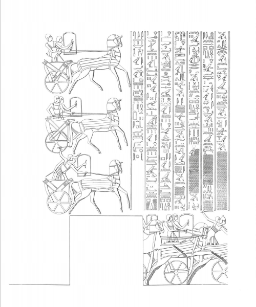 Ancient Egyptian Painting  coloring page image