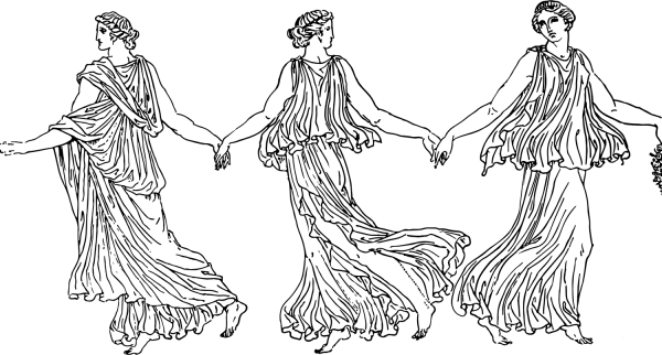 Ancient Greek Woman coloring page image