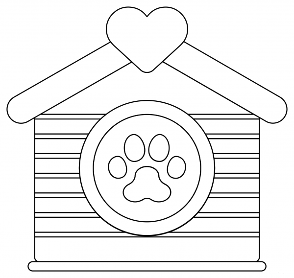 Animal Shelter coloring page image