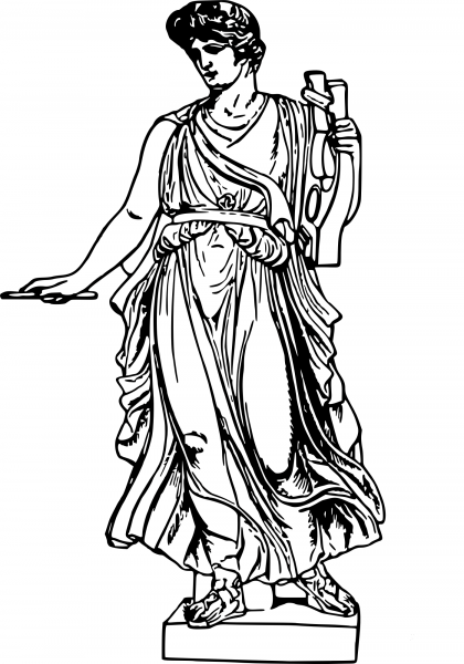 Apollo coloring page image