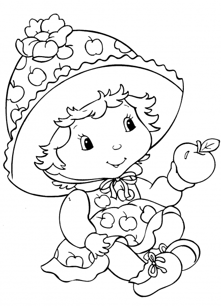 Apple Dumplin coloring page image