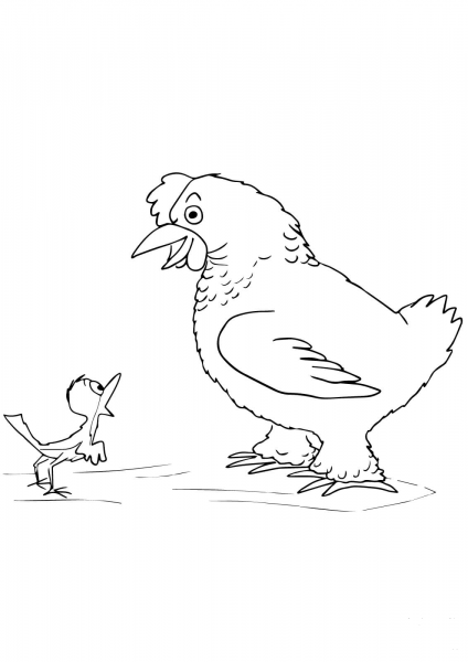 Are You my Mother coloring page image