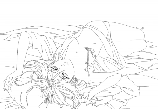 Historia Reiss from Shingeki No Kyojin Manga coloring page image