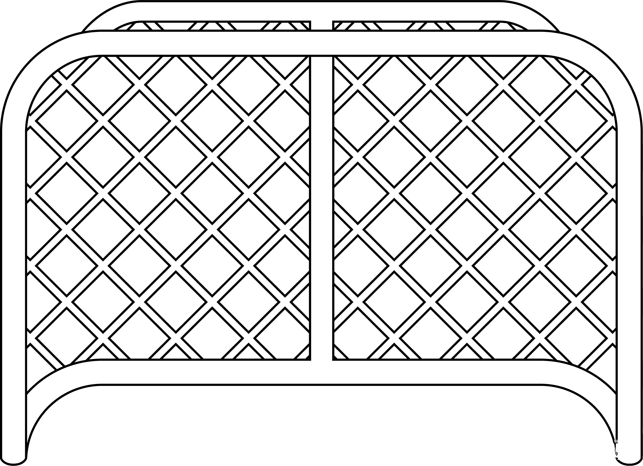 Hockey Net Coloring Page Colouringpages