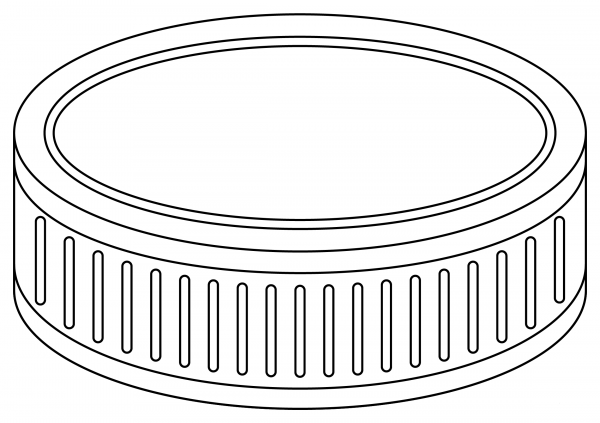 Hockey Puck coloring page image
