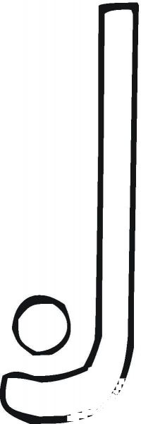 Hockey Stick  coloring page image