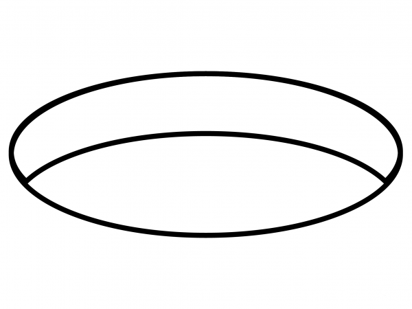 Hole Emoji coloring page image