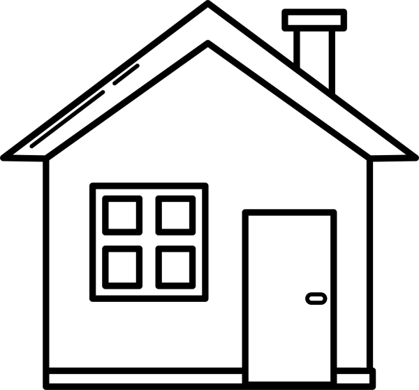 Home coloring page image