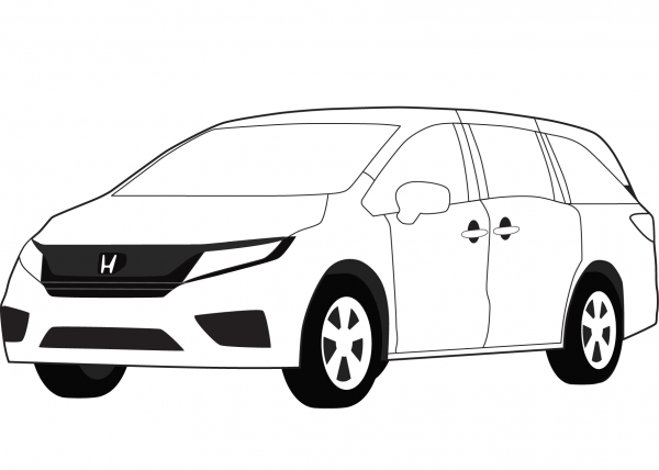 Honda Odyssey coloring page image